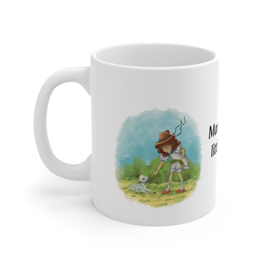 Mary Had A Little Lamb - (Feeding) Sleek and Polished Ceramic Coffee Mugs, 11oz, 15oz