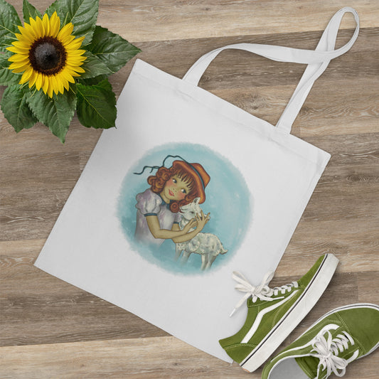 Mary's Little Lamb - Tote Bag