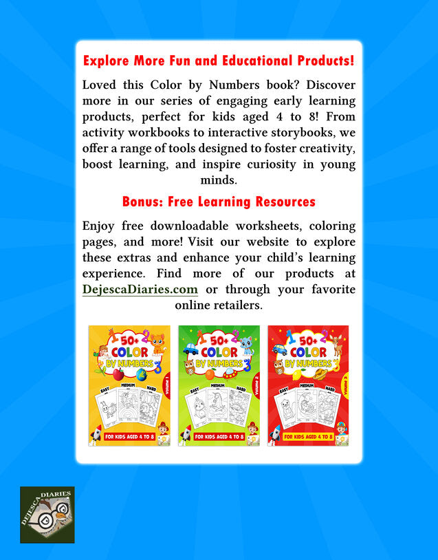 FREE DOWNLOAD - Color By Number Introduction (Vol. 1)