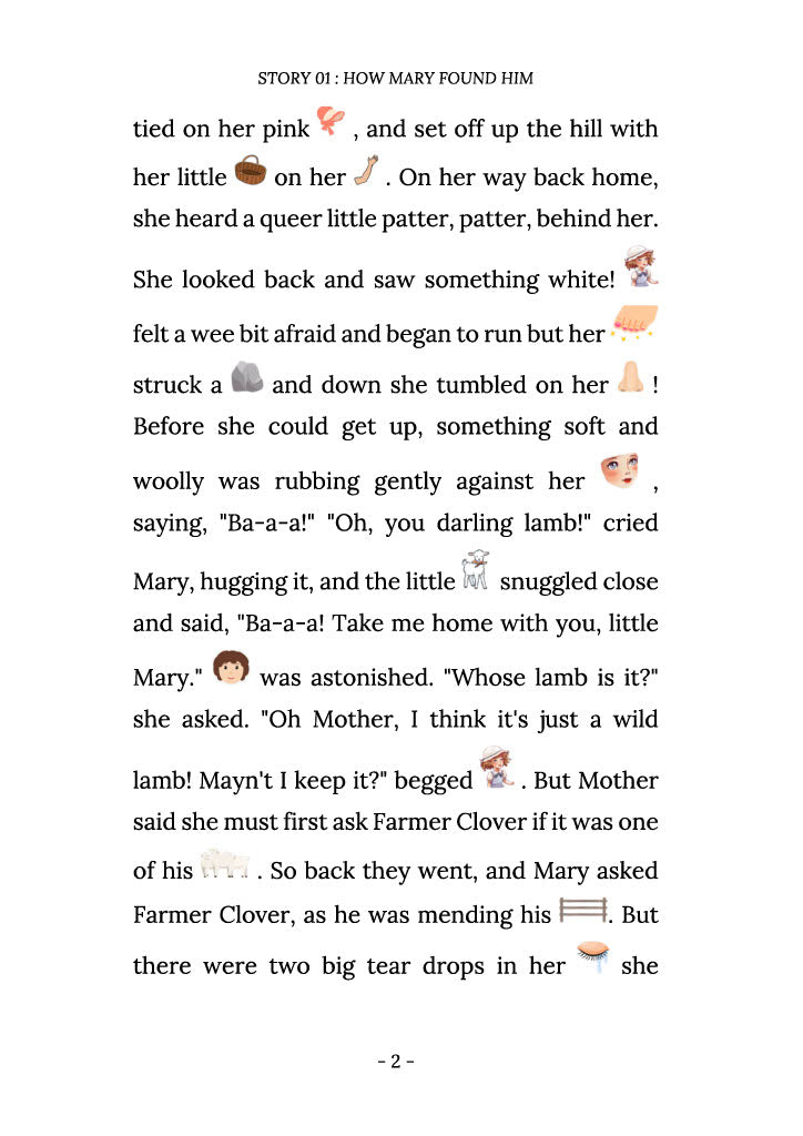 Mary's Little Lamb - A Picture Guessing Story for Little Children (Available on Amazon)