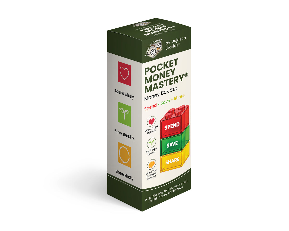 Pocket Money Mastery - Money Boxes Set (Set of 3)
