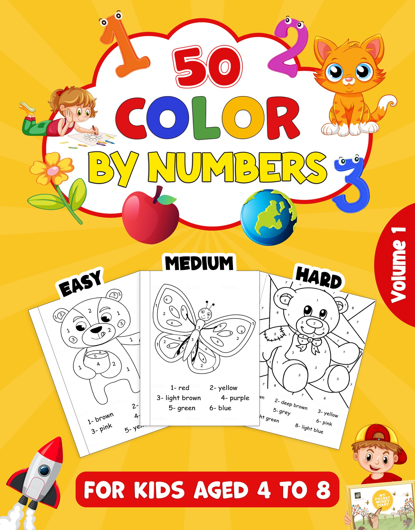 Color-By-Number (Volume 1)