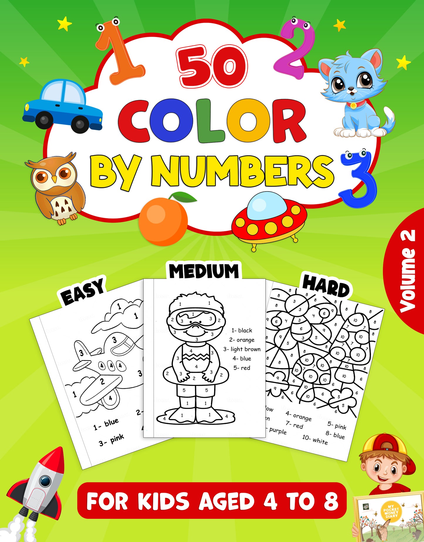 Color-By-Number (Volume 2)