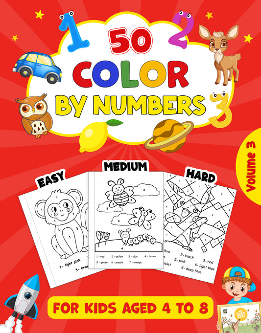 Color-By-Number (Volume 3)